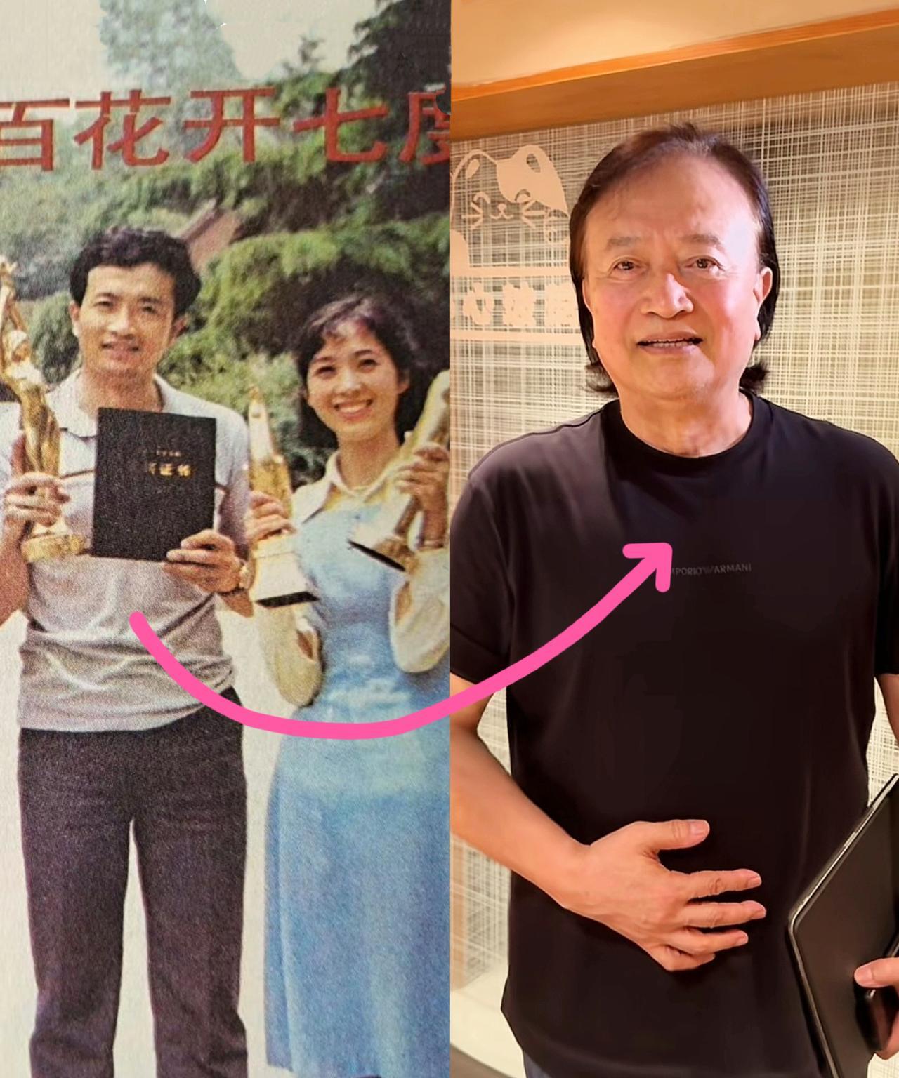 这不是八十年代男演员刘信义吗，好多年杳无音讯了，如今身材体态竟然都没变，还那么浓