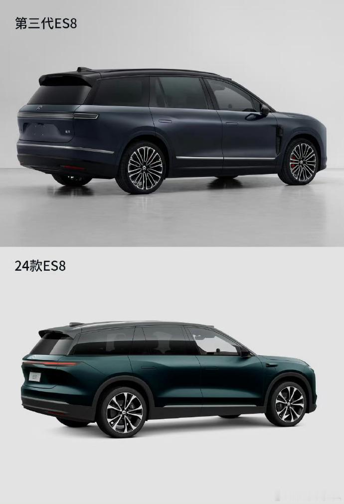 蔚来新ES8终于来了！-车长5280mm轴距3130mm，空间大提升-前脸造型更