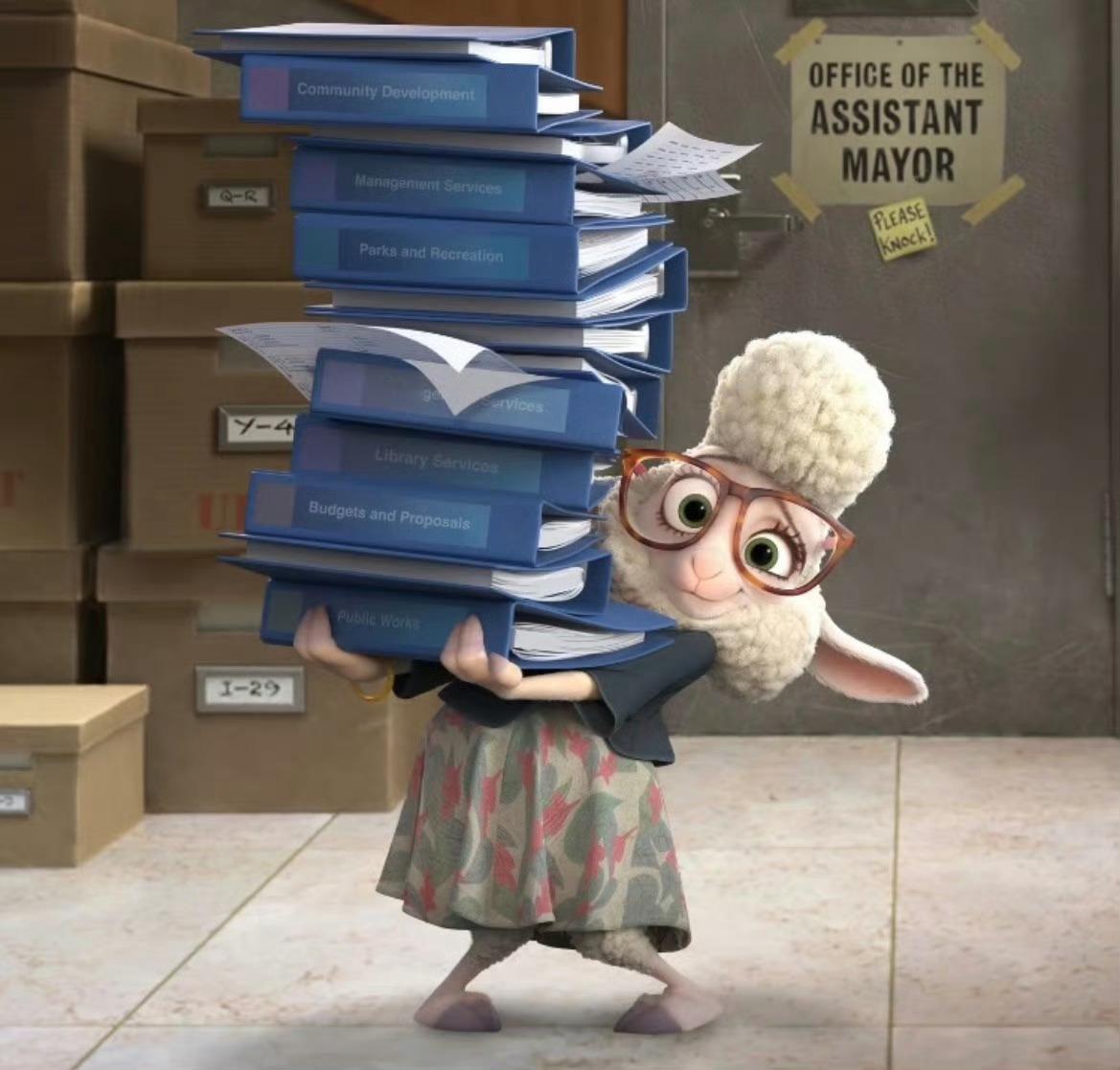 羊副市长爱你老己《疯狂动物城》羊副市长竟然这么猛，网友:想到了庆奶在监狱里也