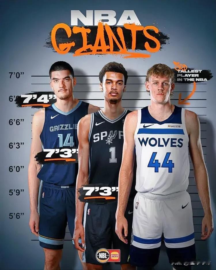 太意外了，原来文班亚马竟然不是NBA最高的球员！一直以为文班亚马是NBA现役