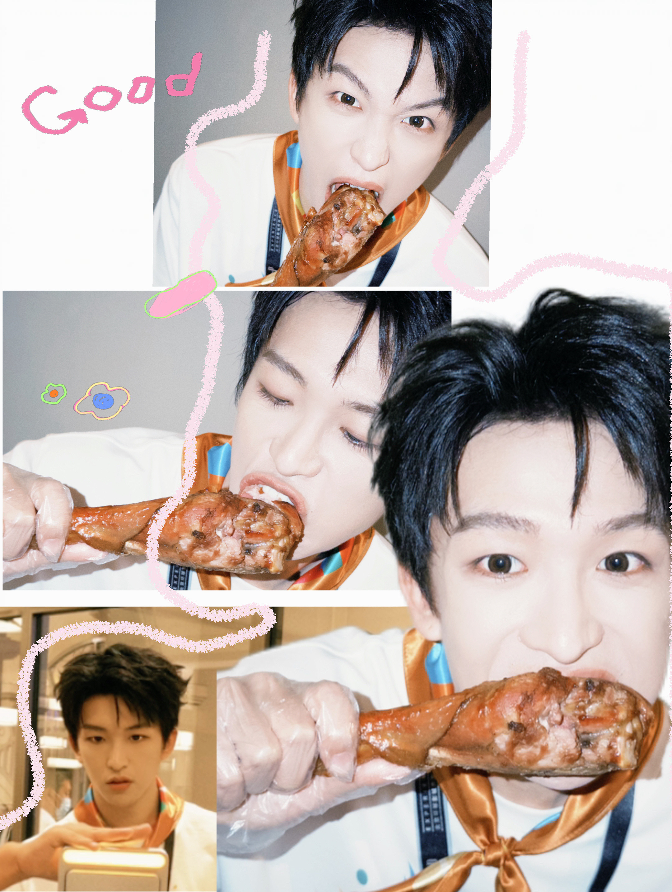 我也想吃鸡腿🍗​​​