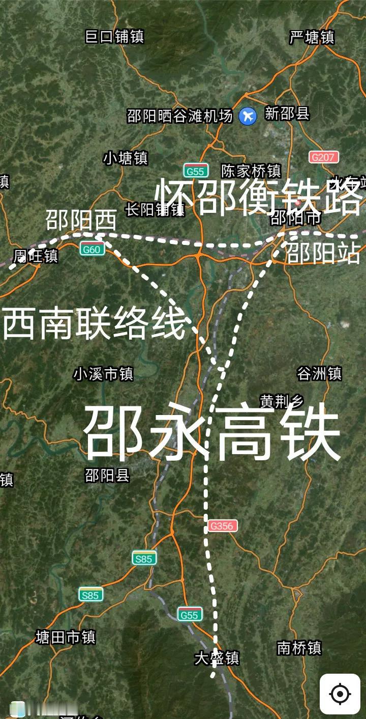 好消息，邵永高铁邵阳西南联络线资江特大桥正在定测中，预计2026年底有望和时速3