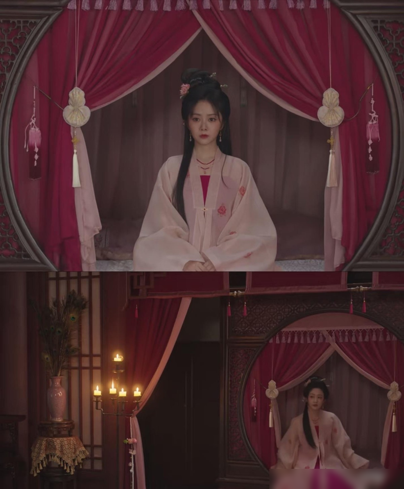 谭松韵那件粉衣服，刘美含穿上瞬间变土妞，我算彻底看明白了一件事。《兰香如故》里许兰香被卖进轻烟楼，蕺