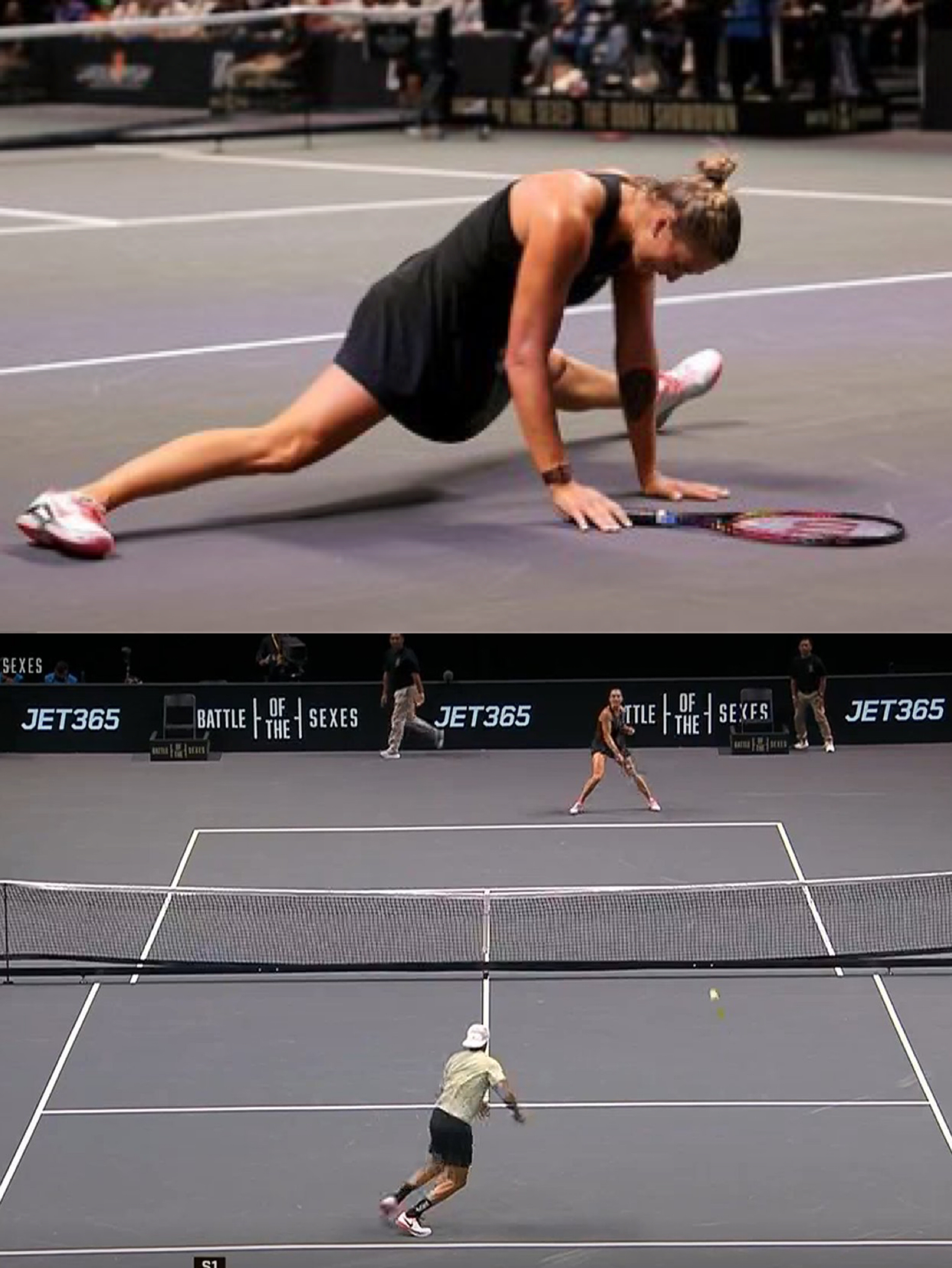 个人觉得克耶高斯多少有些让球了…男子球员最主要的优势，是速度和旋转。速度体现在