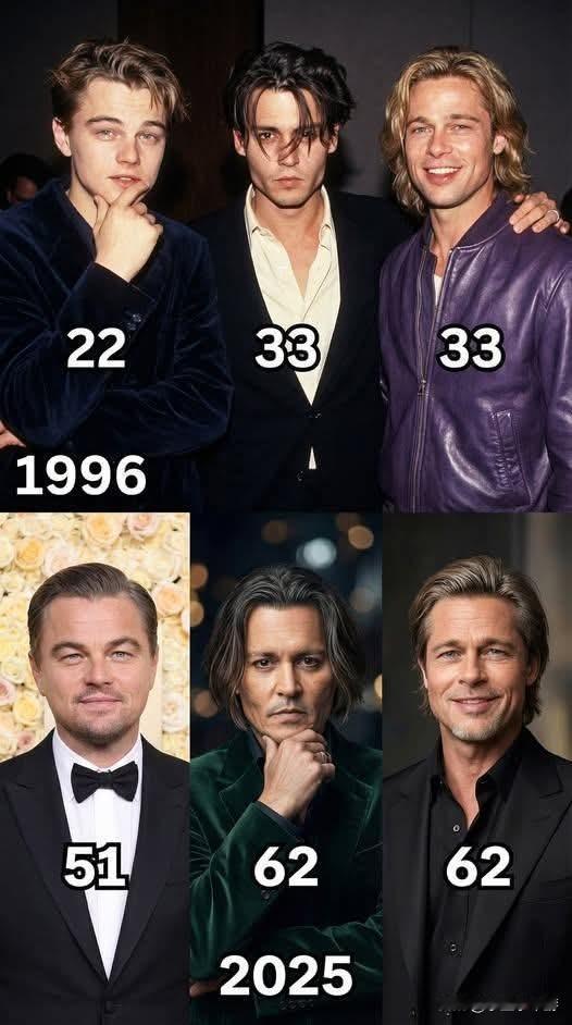 约翰尼·德普、莱昂纳多·迪卡普里奥和布拉德·皮特是他们这一代人中最具代表性的演员