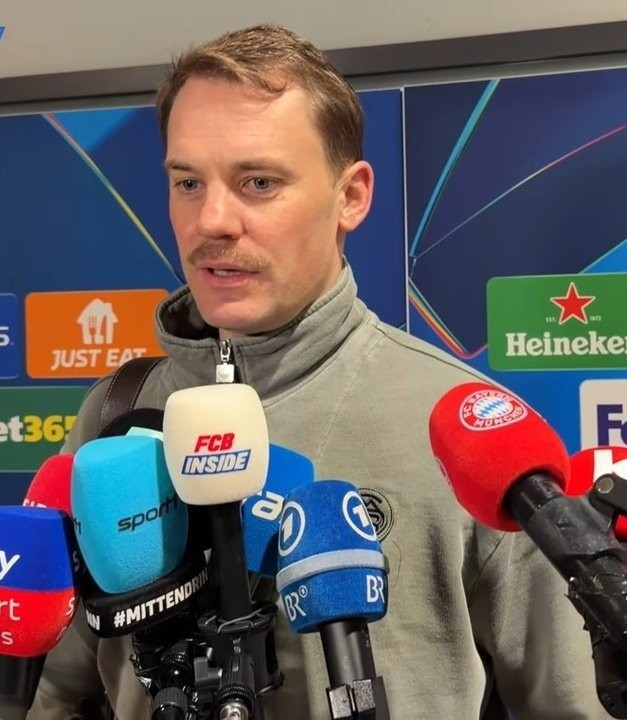 被过丢球! 诺伊尔: 快要单刀了, 我做出预判但马丁内利停了下球