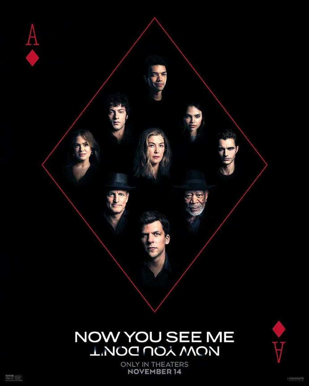 电影《惊天魔盗团3》发布新海报 将于11月14日全国上映