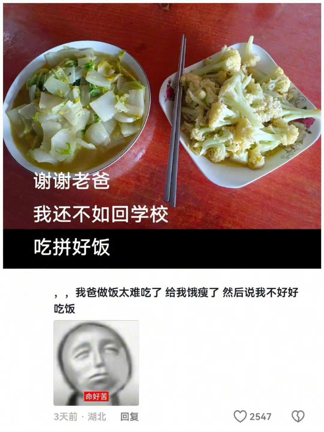 谢谢老爸我还不如回学校……​​​