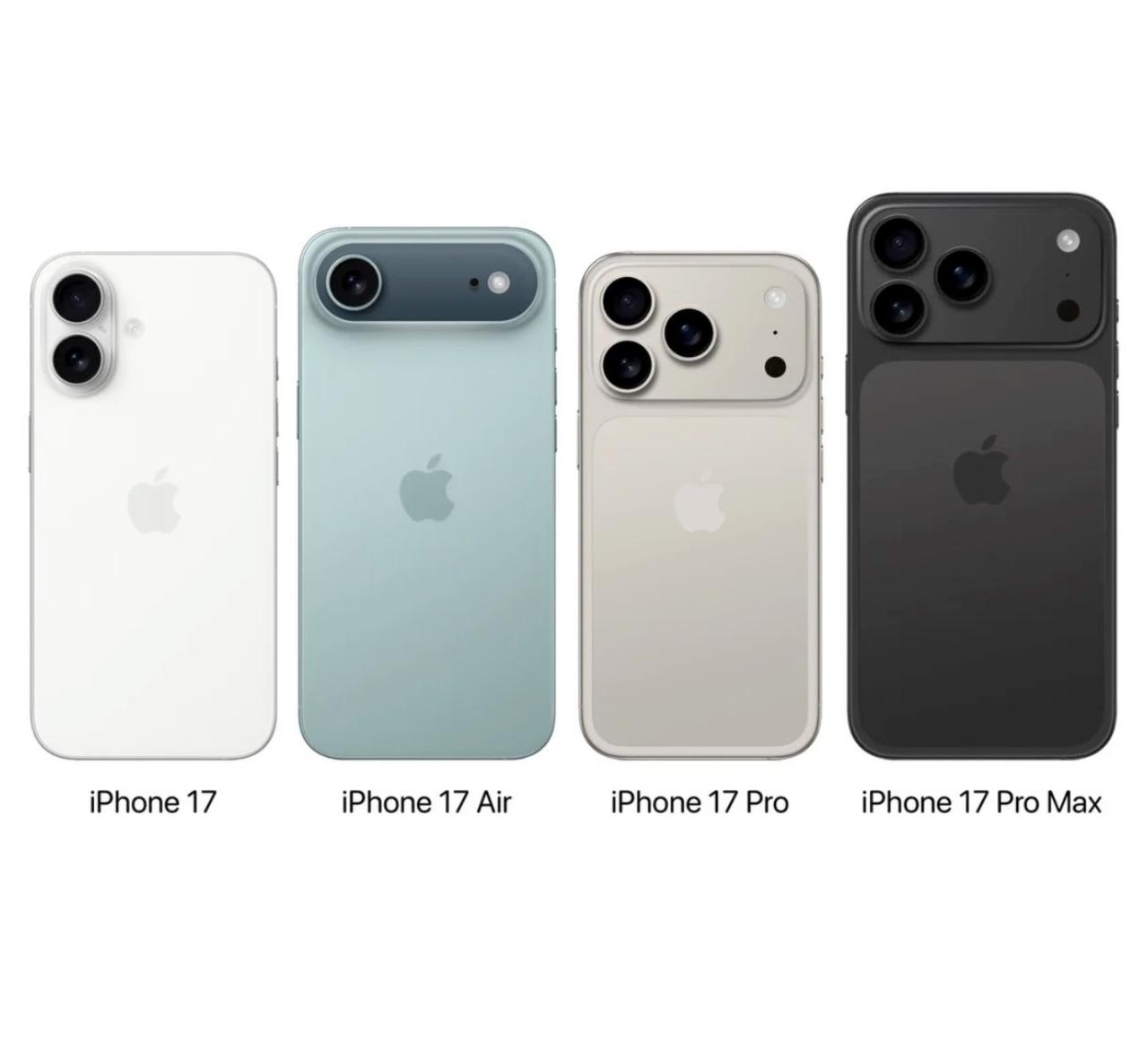 网传iPhone17系列新配色!？八九不离十了这个低饱和度的天空蓝新确实好看