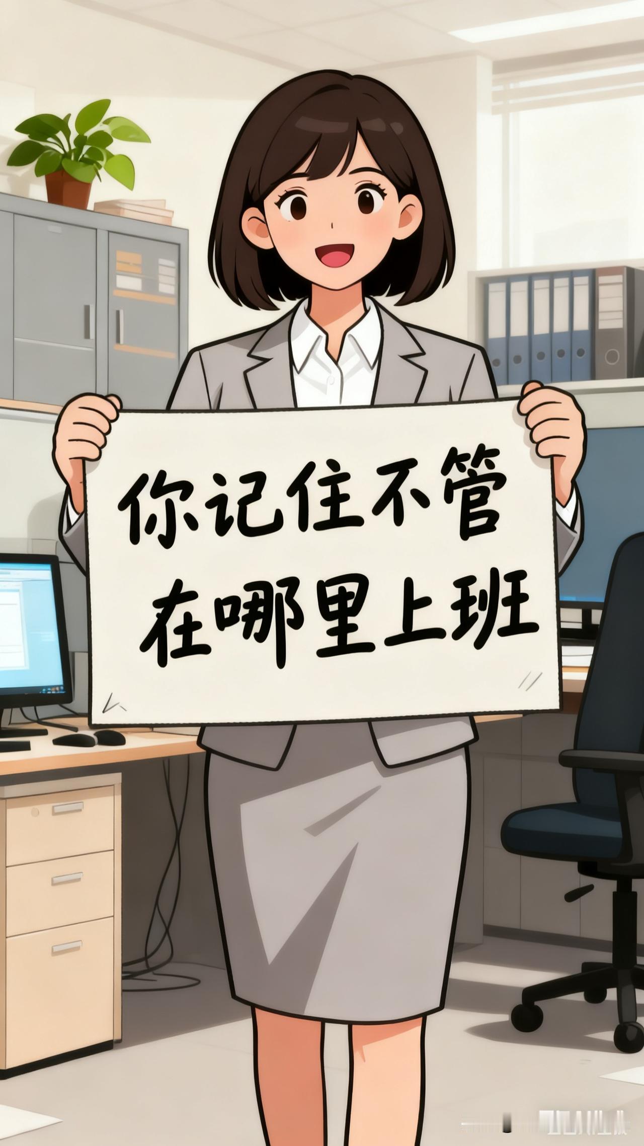 记住不管在哪里上班，别太把“归属感”当回事。你以为熬夜改的方案是在为团队