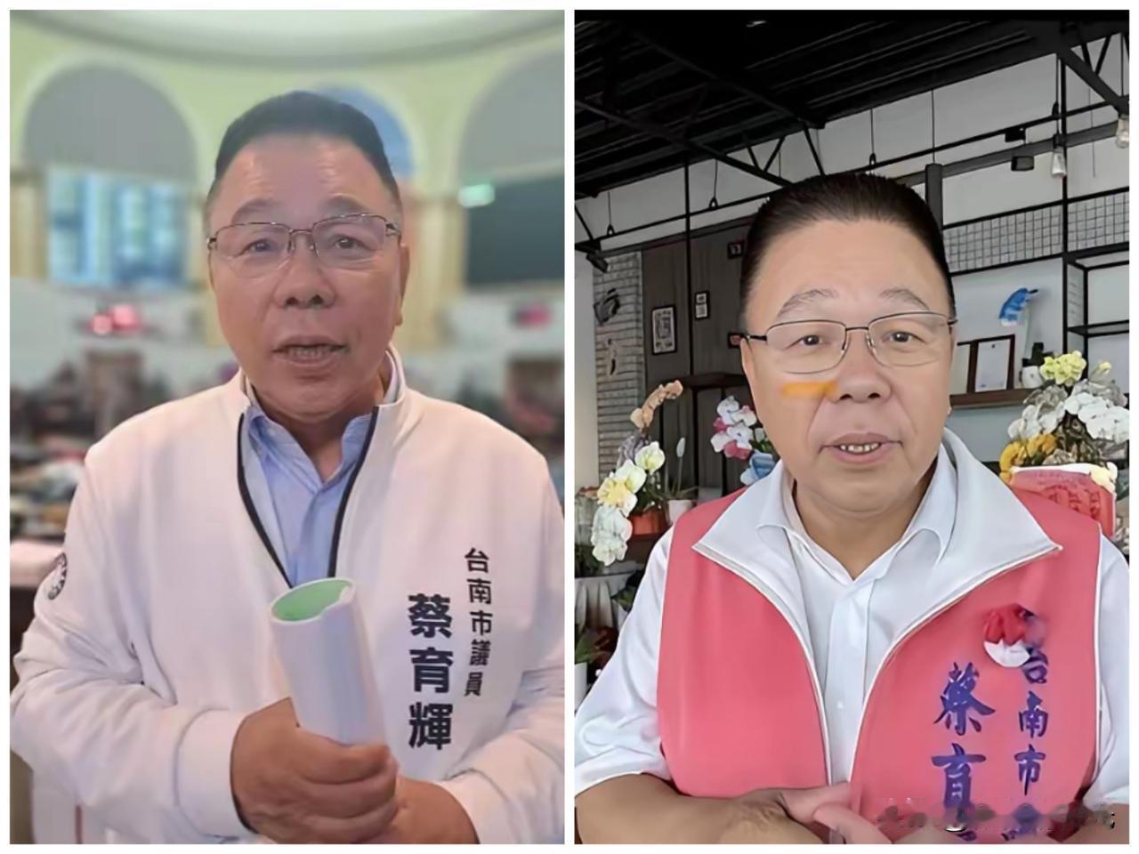 真没想到啊，国民党籍台南市议员蔡育辉打响了公开批评国民党主席郑丽文的第一枪，他于