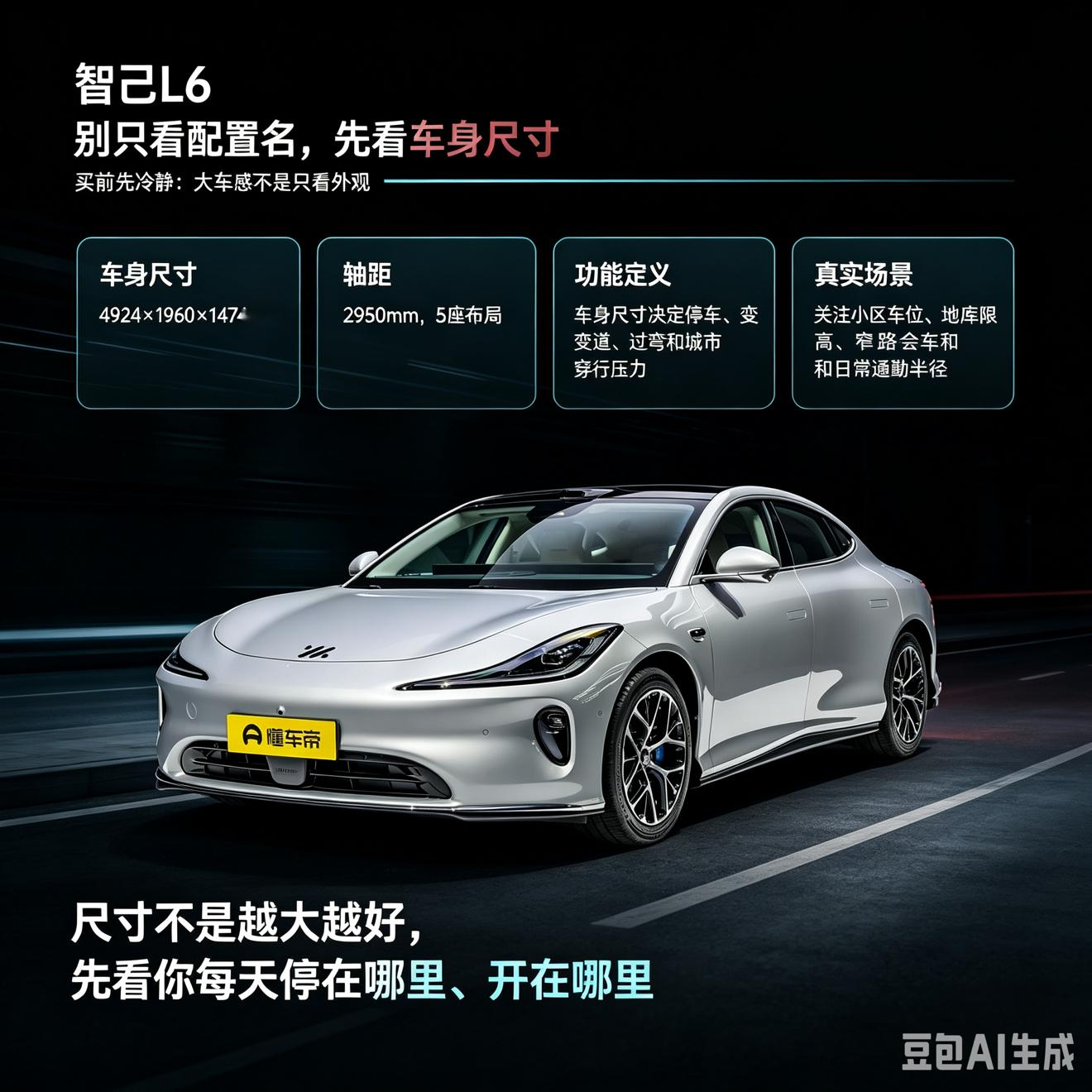 智己L6选车先看车身尺寸