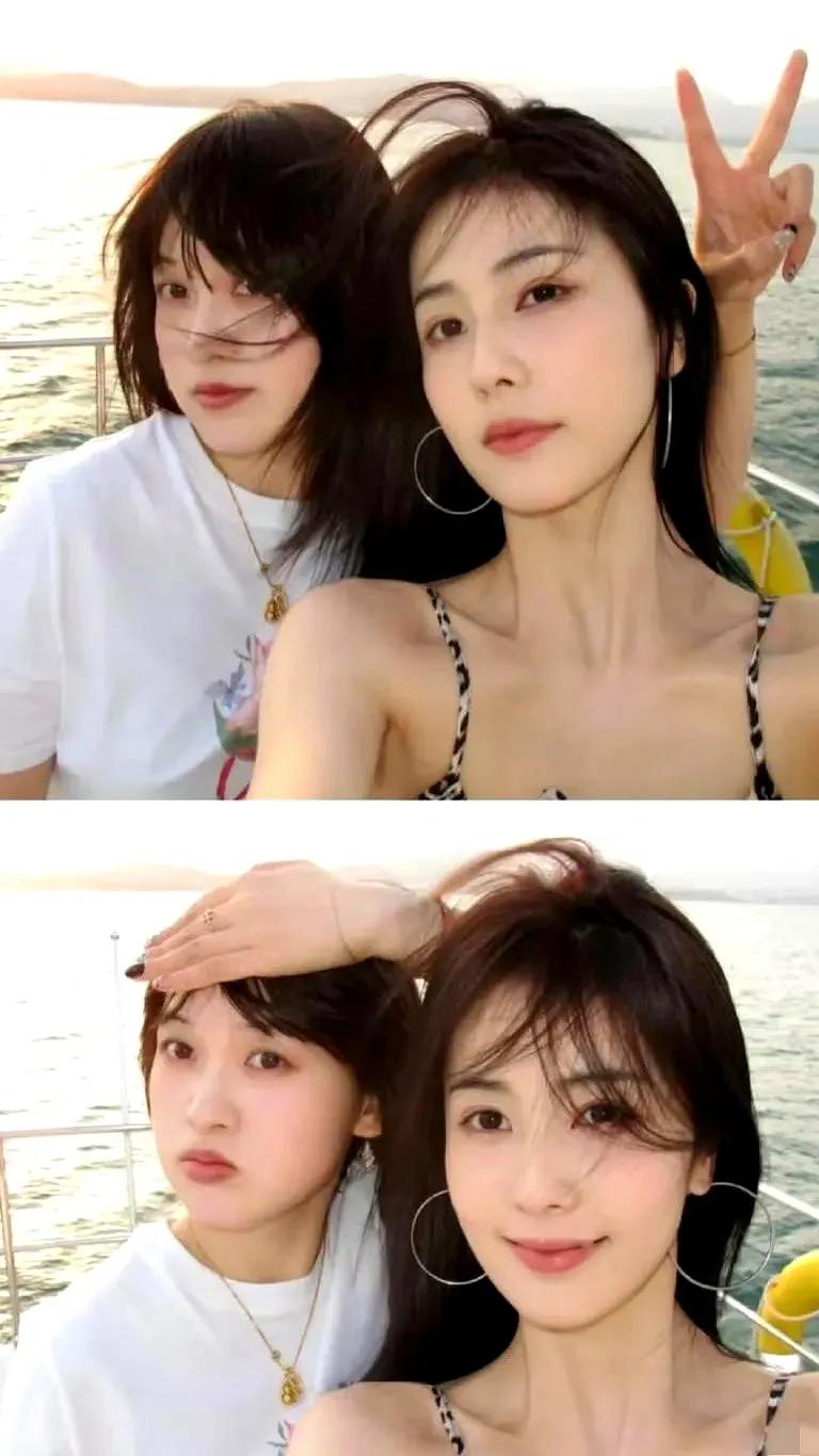 白鹿给闺蜜呵呵买了辆车，用的还是本名白梦妍！提车那天她本人压根没去，就呵呵跟