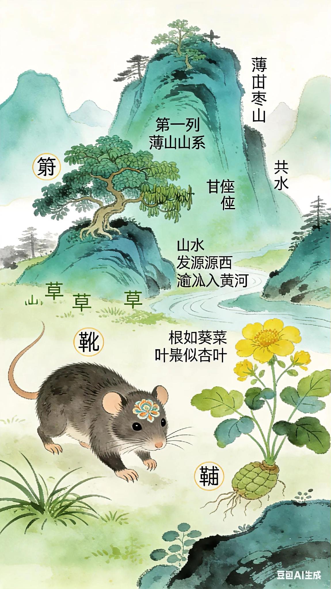 《双调》蟾宫曲层楼有感、查德卿。倚西风百尺层楼，一道秦淮，九点齐州。塞雁南