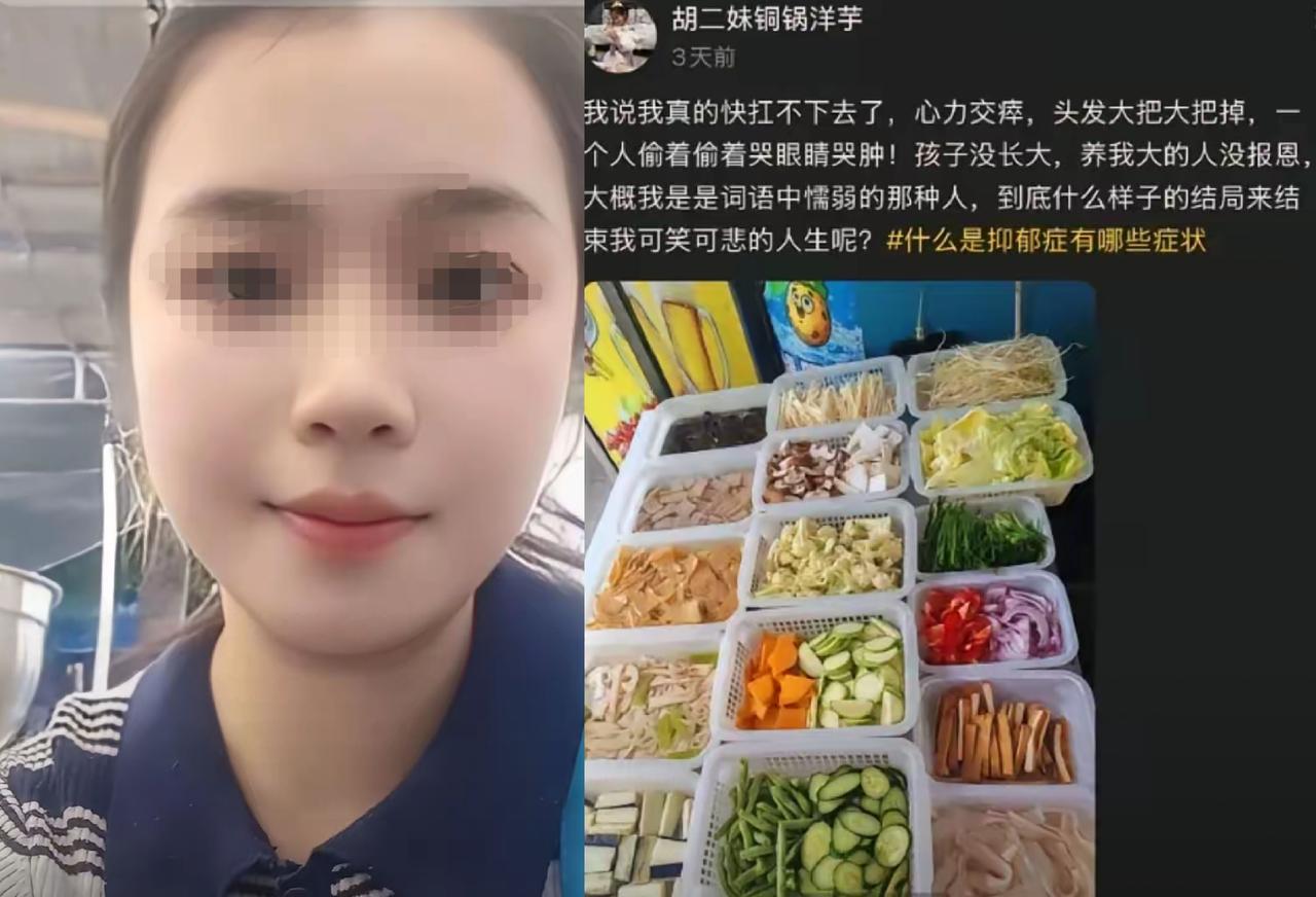 四川宜宾33岁炸串摊老板娘，因为一顾客多平台评论避雷，引发大量差评，最终心里不堪