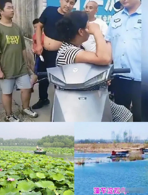 扎胎事件第7天，白洋淀杨孟庄码头还关着呢。周边商家可坐不住了，昨天有几家农家院抢