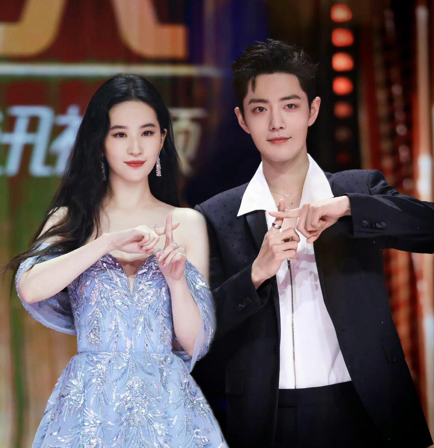 内娱最伟大的两张脸，可以来个合作吗，刘亦菲肖战​​​