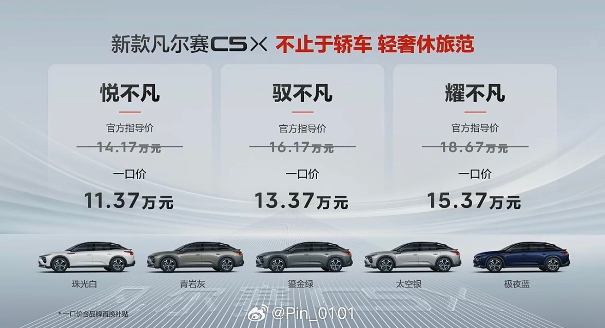 2026款凡尔赛C5X价格公布，你们觉得怎么样？雪铁龙法系车汽车资讯法国