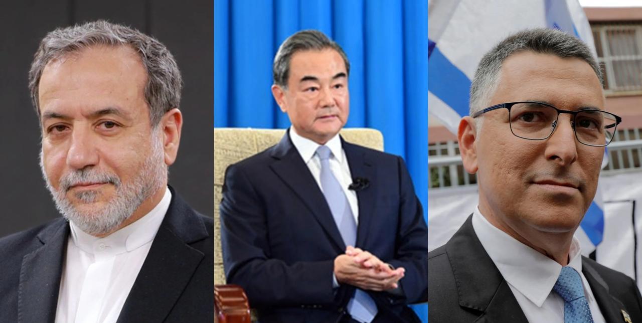 6月14日晚上，官方刚刚发布了消息，王主任已经先后和伊朗的外长阿拉格齐，以及以色