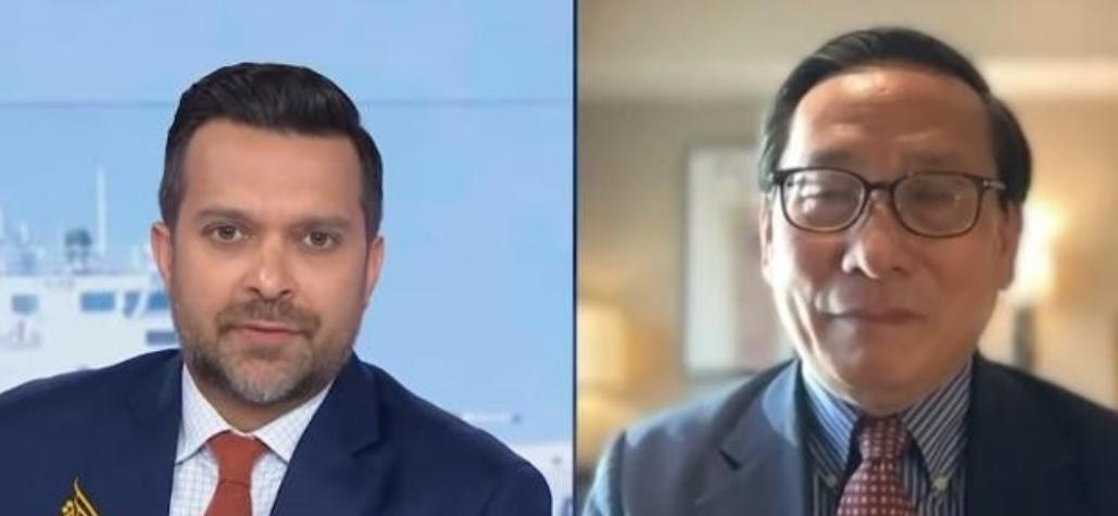 英国一记者质问我国学者高志凯：“难道中国不愿意尊重国际法吗？海牙国际裁决否定了中