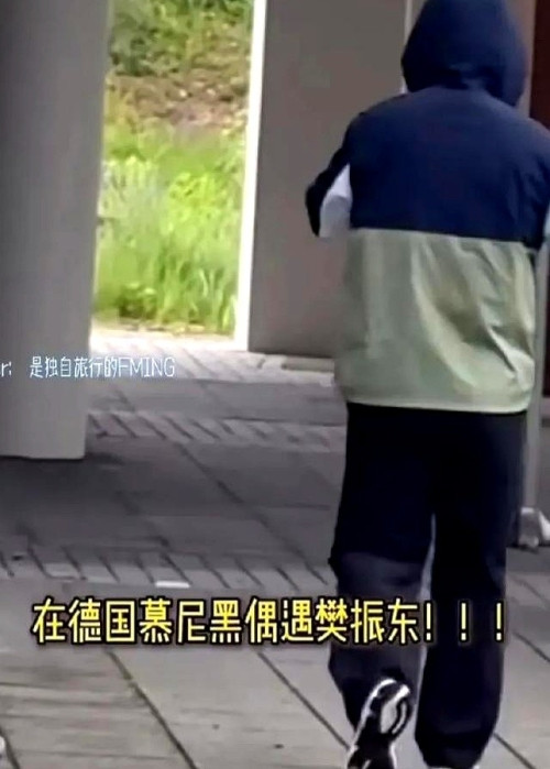 樊振东恰巧美娜一个活动，他一直喜欢⚽️，被zy了之后，身边就没有带女工作人员了，