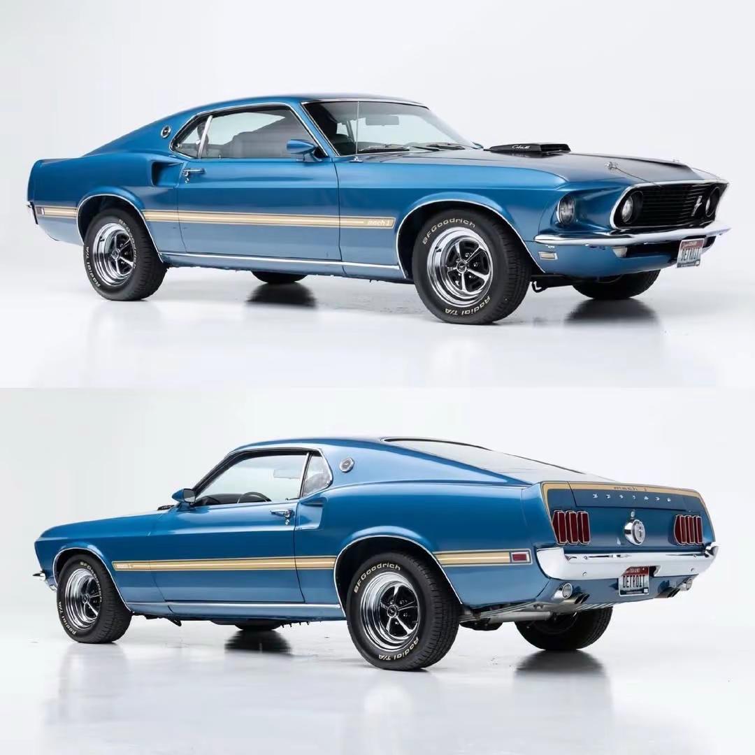 1969年FordMustangMach1，是美式肌肉车的经典宣言。作为当