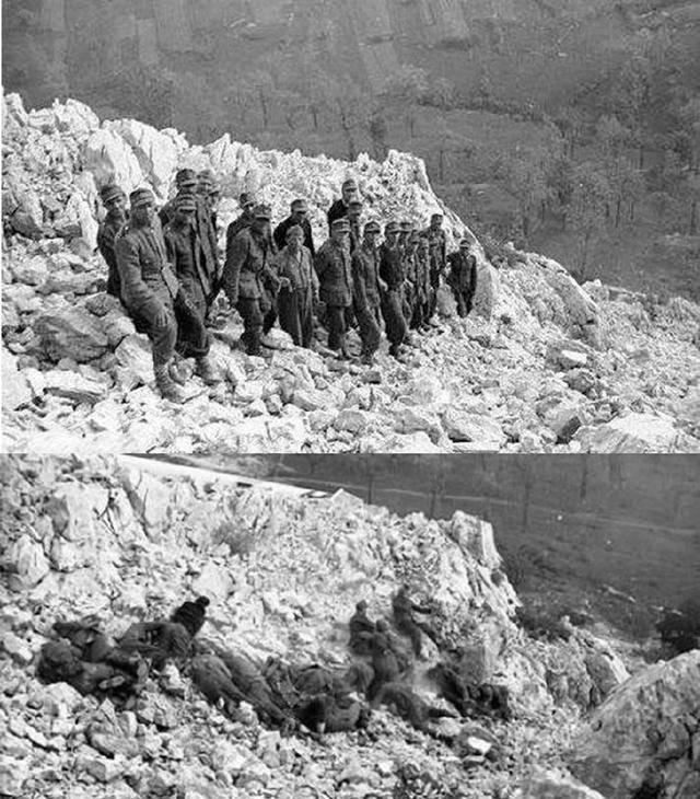 二战期间的1941年，南斯拉夫游击队在石头砌的防空洞里俘虏了一队德国士兵，游击队