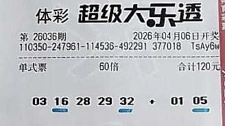 120倍票险中头奖！新规难挡“倍投狂魔”，大乐透真要跌破百万大关？一张120