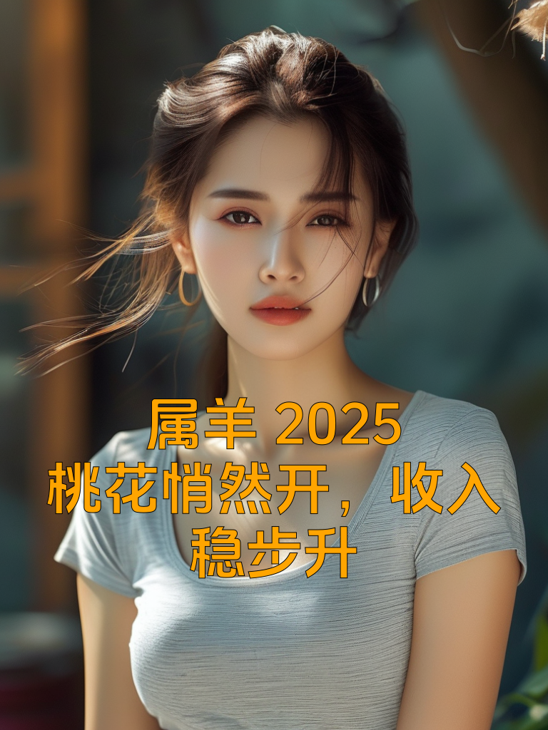 属羊2025：桃花悄然开，收入稳步升