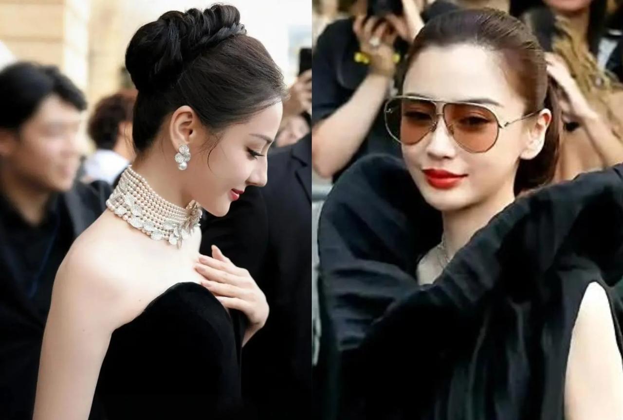 杨颖再美，在巴黎时装周上，对着她拍照的也只有中国人。中国明星扎堆去法巴黎“下饺子