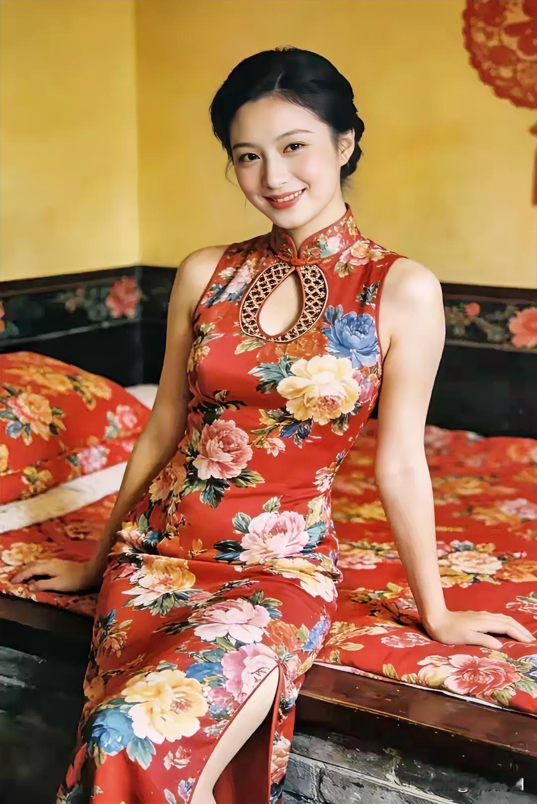 优雅旗袍，尽显东方韵味！🌸💃国风范中式旗袍旗袍国风旗袍旗袍秀美丽减龄中