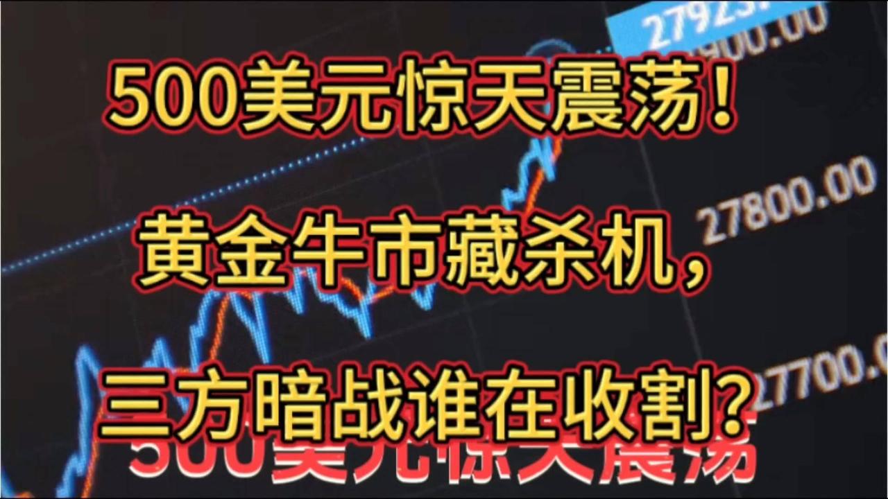 黄金牛市暗藏杀机:三方博弈谁主沉浮?