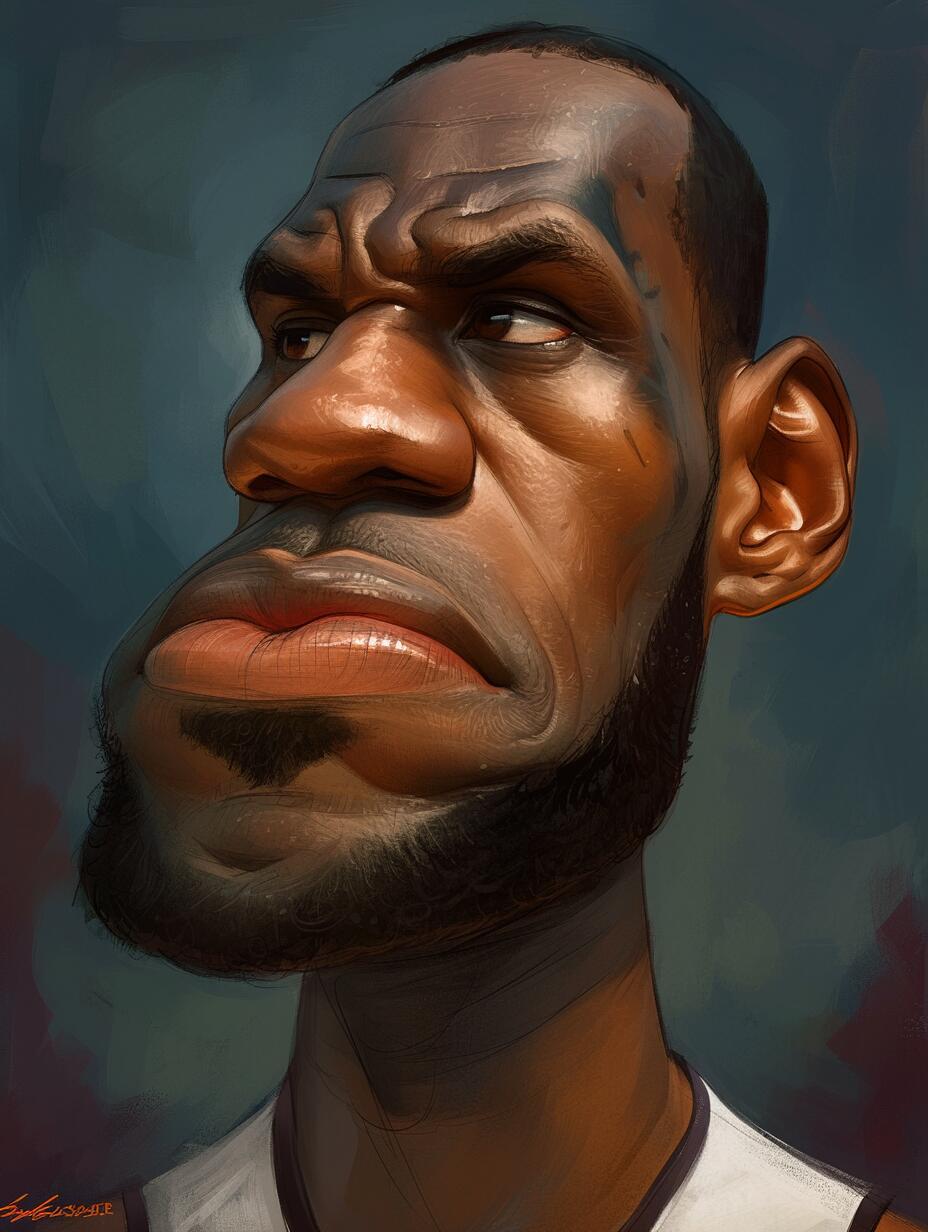 ai生成的球星漫画