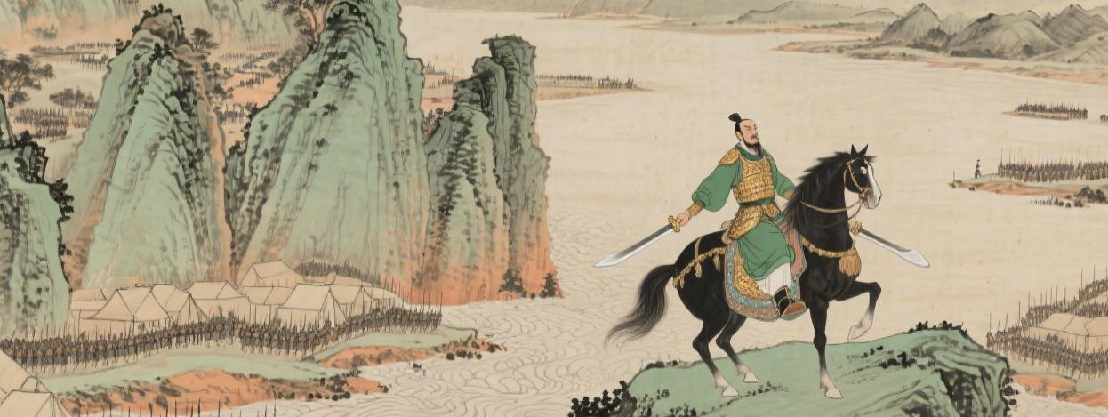 夷陵之战后的长江上，漂浮着数万蜀军将士的尸骸，“塞江而下”。白帝城中，刘备望着溃