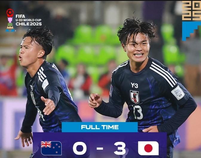 亚洲之光，日本U20男足小组赛三连胜轻松晋级世青赛16强！在刚刚进行的一场男足