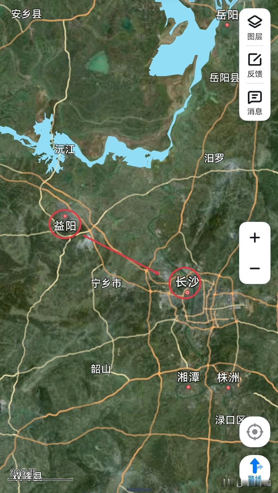 湖南，从益阳（1）到长沙（1）是常规吗？益阳市，地处洞庭湖西南岸，总面积1.2