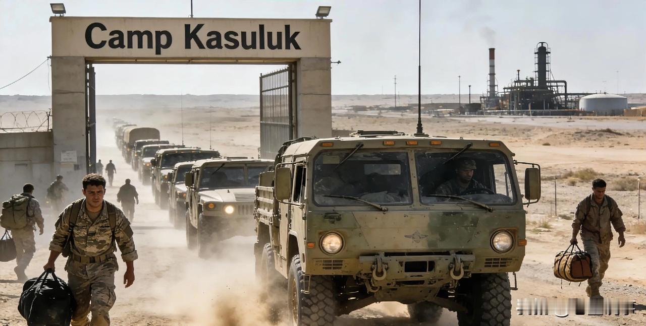 美军在叙利亚，这回是真待不住了。财联社消息，美军开始从叙利亚东北部那个卡斯