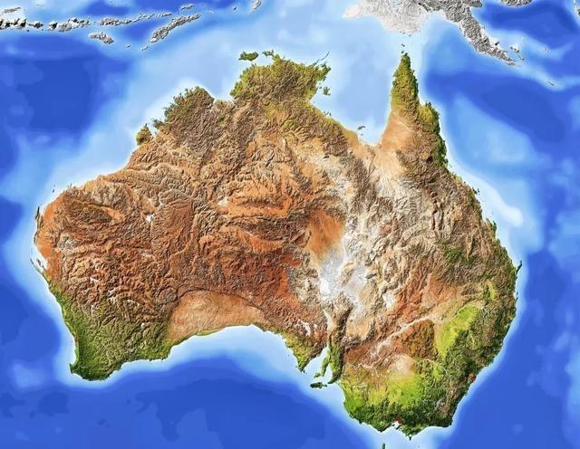 澳大利亚的遗憾：独占整个大陆，却因为太平坦，没有高山，形成不了大型河流。如果有一