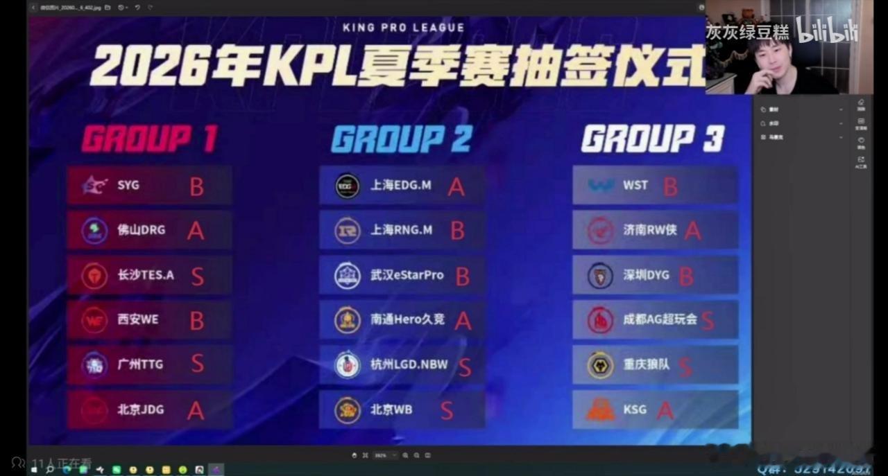 🔴大黄预测SAB分组❗王者荣耀2026KPL夏季转会期KPL