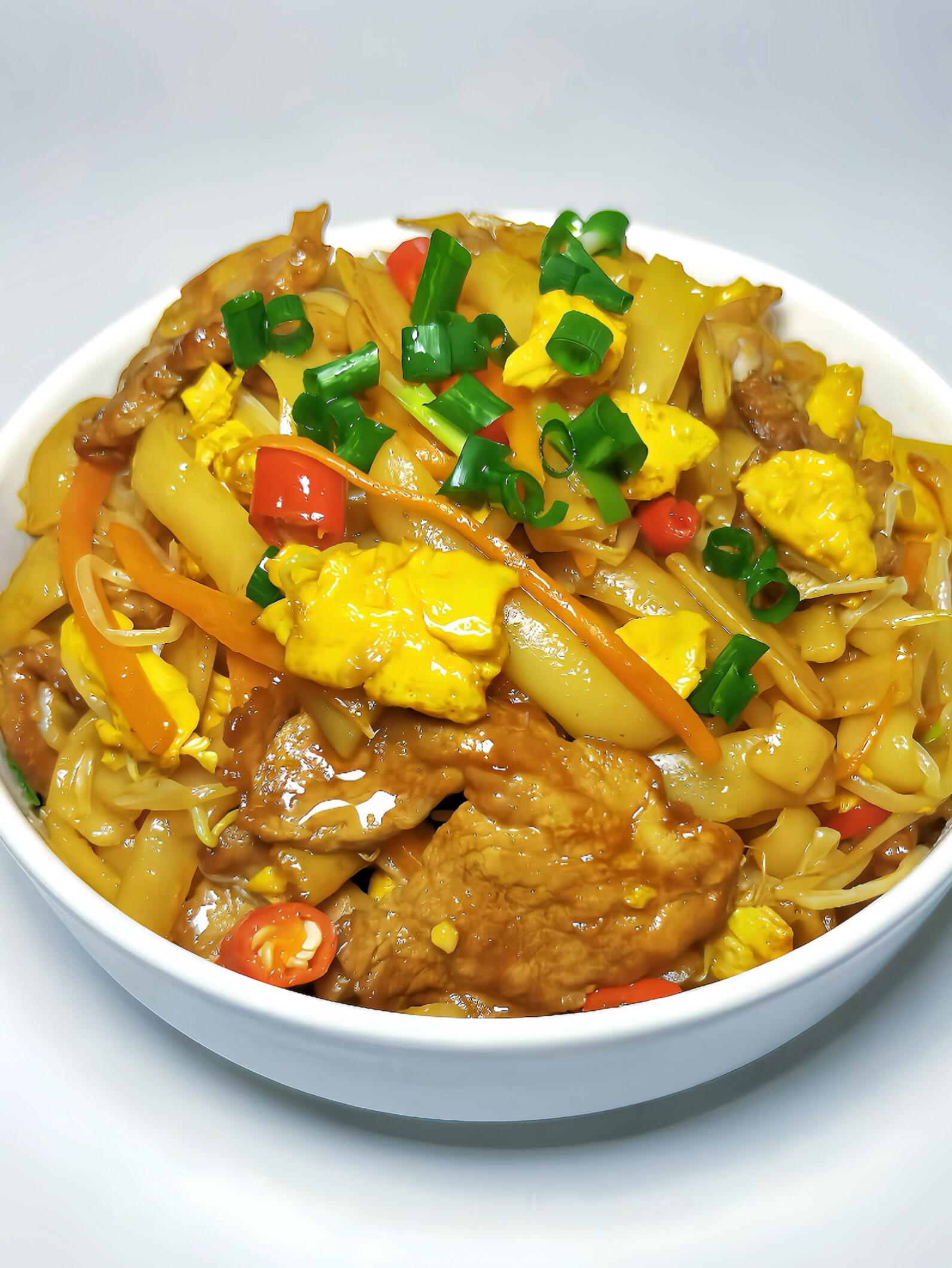 在家也能做出大排档级干炒牛河🔥锅气拉满，香到上头家人们谁懂啊😭答应我，一