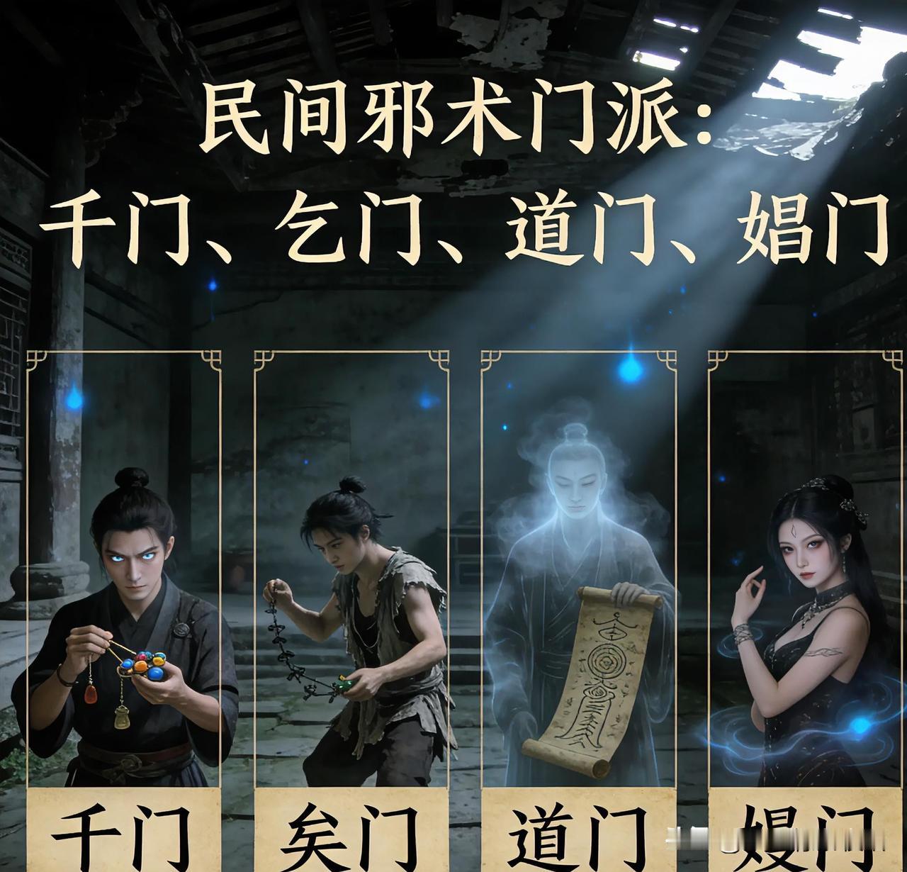 妈呀！邪术门派竟藏着这些“野路子”！家人们，今儿个咱唠唠民间那邪乎的邪术门派，