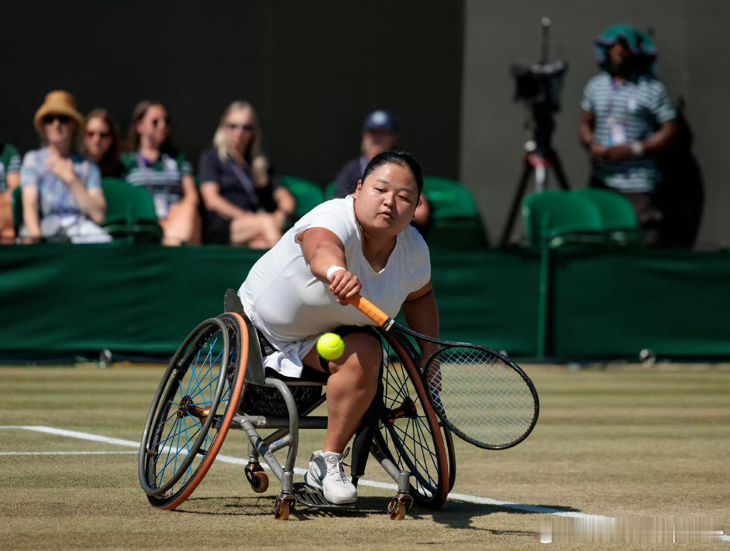 温网2025🏆轮椅网球女单决赛🇨🇳王紫莹6-3/6-3🇯🇵上地结衣