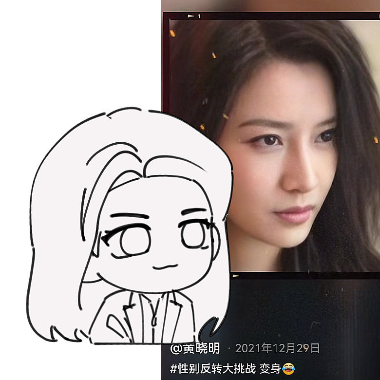 #黄晓明#小明姐姐​