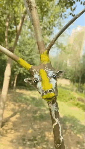 长颈鹿，你这样礼貌吗？