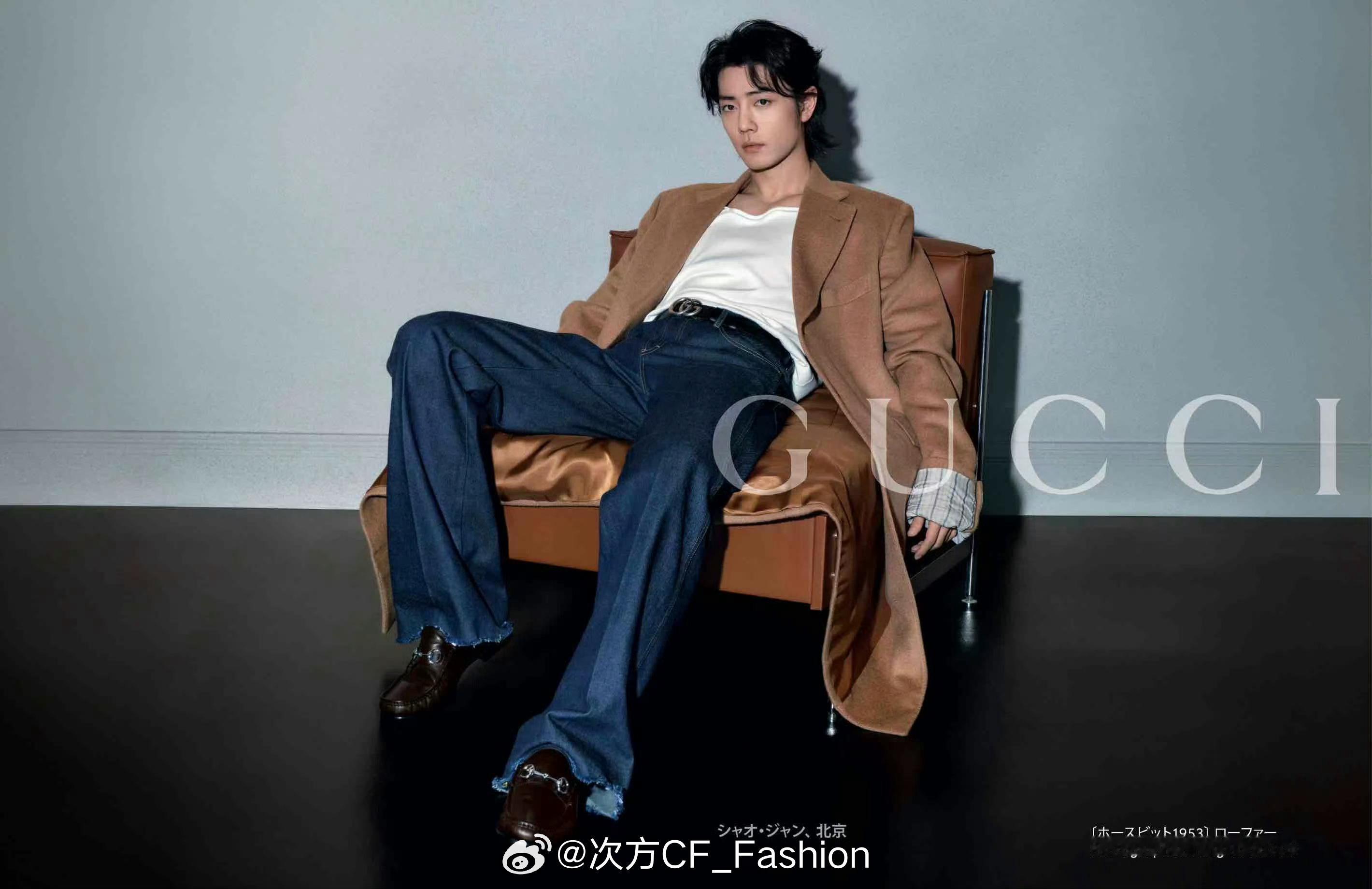 肖战出镜Gucci2026年秋冬全球成衣广告他也是中国首位全球品牌代言人演绎该