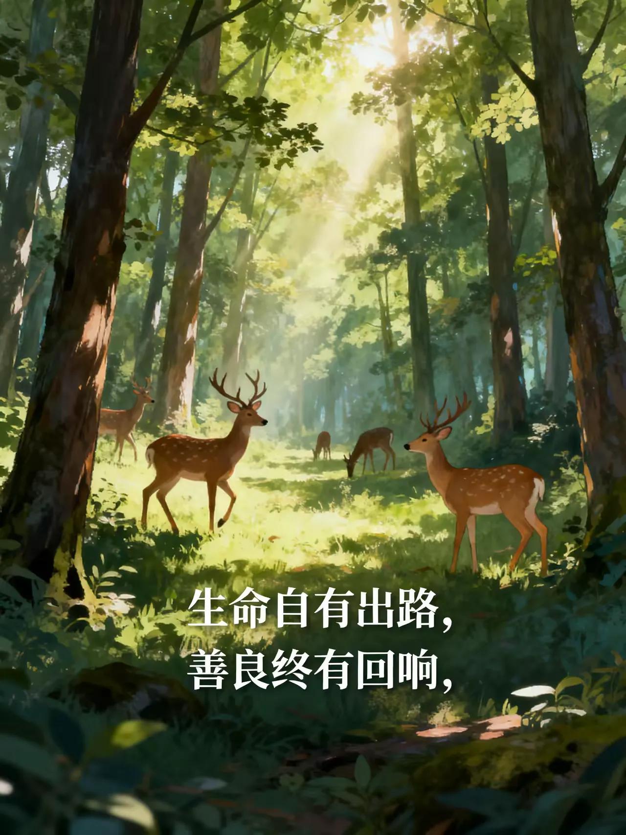 东北一男子养鹿破产，一怒之下将30头鹿放生。八年后男子上山看鹿，没想到的是，竟泪