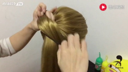 视频##瀑布编发##时尚马尾##新娘盘发##马尾辫##丸子头##学生发型##新