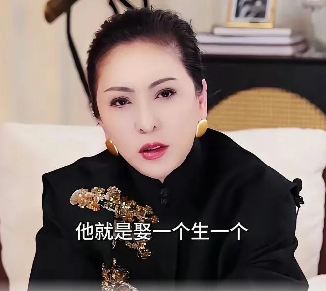 向太说："香港icon有一个富豪，就是娶一个生一个，然后觉得没趣了，就离婚再娶一