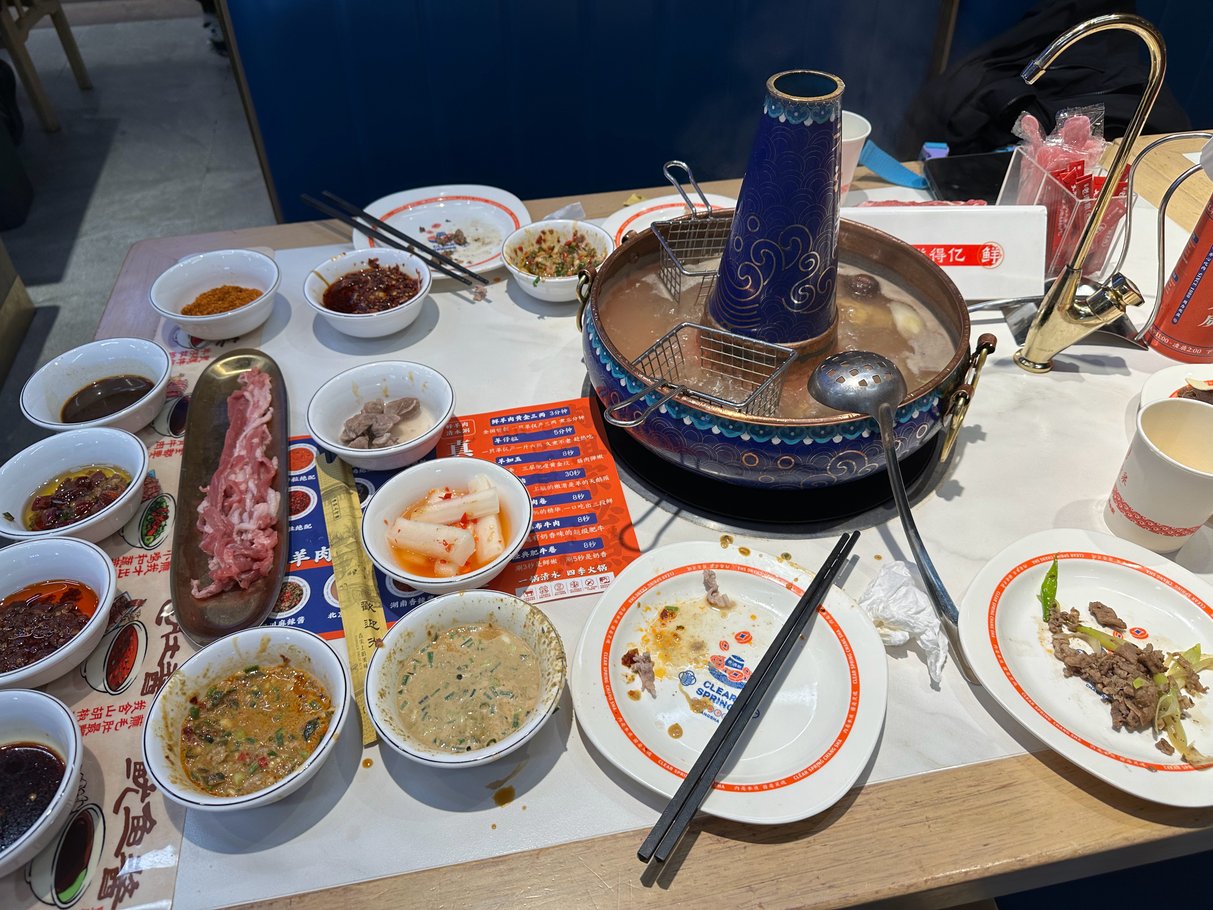 浅吃一波85的鲜切涮羊肉自助。