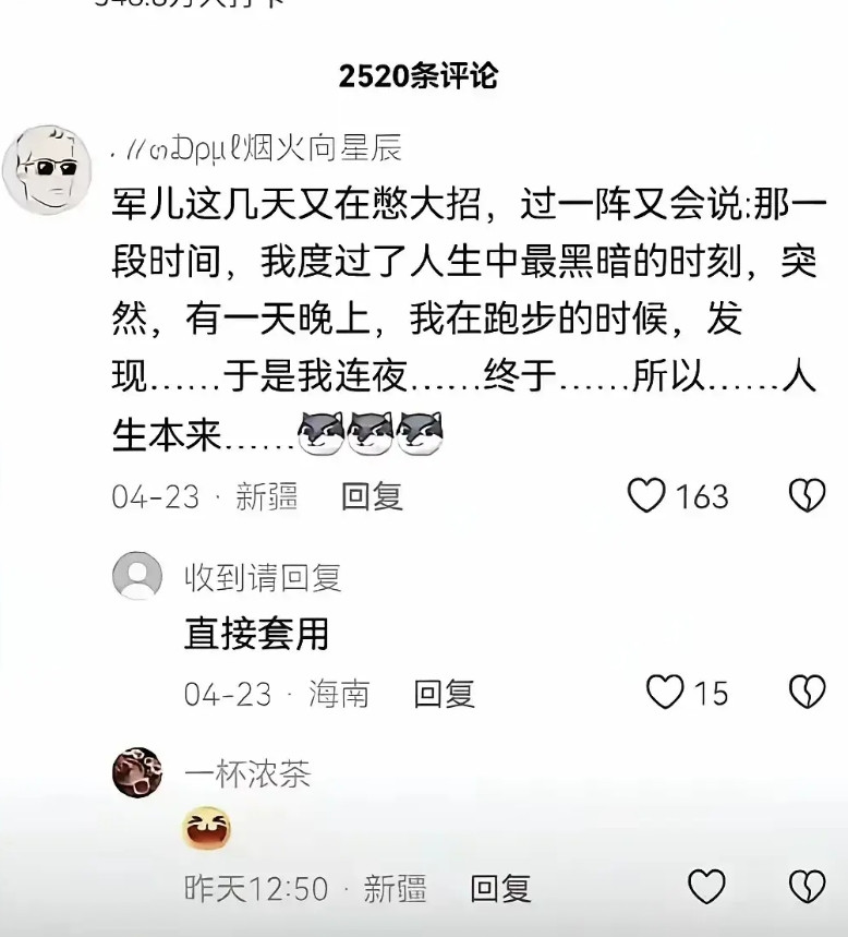 这位网友真的是太懂雷军了，不能说一模一样，简直就是一个模板出来的。雷军真的太需